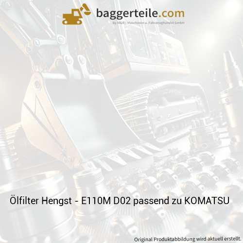 Ölfilter Hengst - E110M D02 passend zu KOMATSU