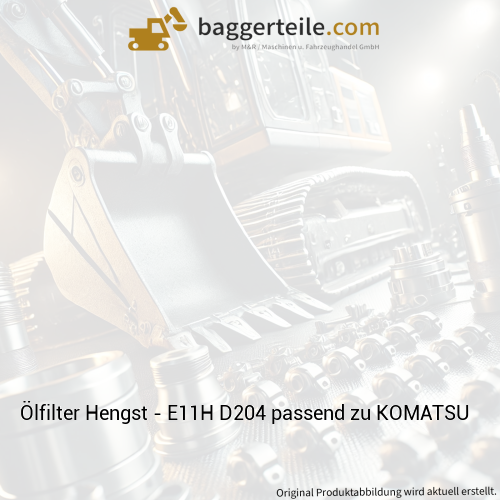 Ölfilter Hengst - E11H D204 passend zu KOMATSU
