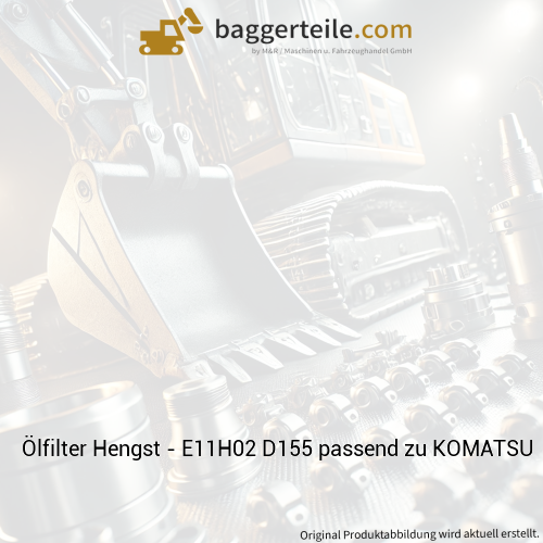 Ölfilter Hengst - E11H02 D155 passend zu KOMATSU