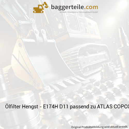 Ölfilter Hengst - E174H D11 passend zu ATLAS COPCO