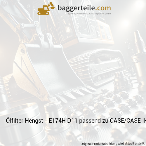 Ölfilter Hengst - E174H D11 passend zu CASE/CASE IH