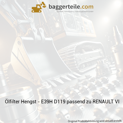 Ölfilter Hengst - E39H D119 passend zu RENAULT VI