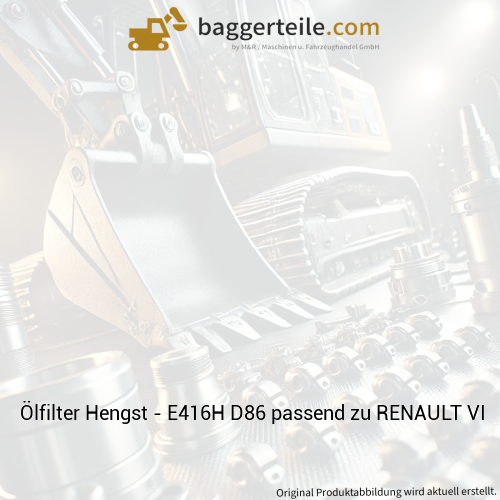 Ölfilter Hengst - E416H D86 passend zu RENAULT VI