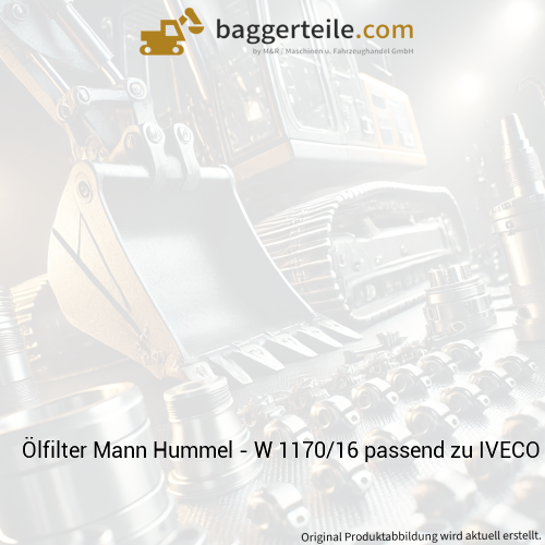 Ölfilter Mann Hummel - W 1170/16 passend zu IVECO