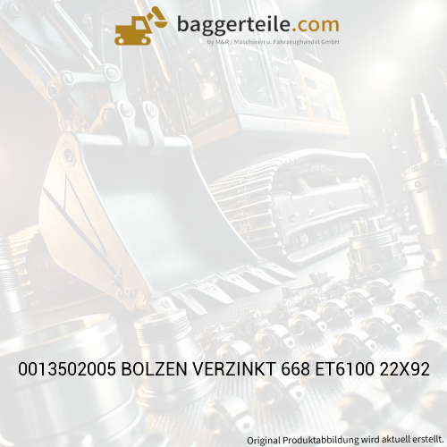 0013502005 BOLZEN VERZINKT 668 ET6100 22X92