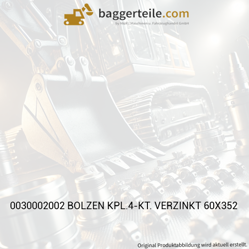 0030002002 BOLZEN KPL.4-KT. VERZINKT 60X352