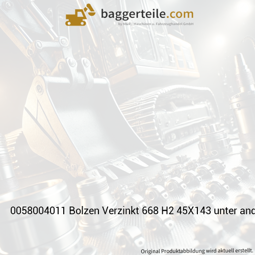 0058004011 Bolzen Verzinkt 668 H2 45X143 unter anderem passend für Terex Schaeff