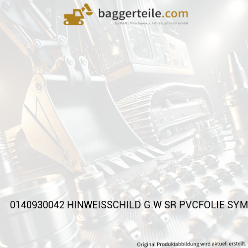 0140930042 HINWEISSCHILD G.W SR PVCFOLIE SYMBOL-STARTER