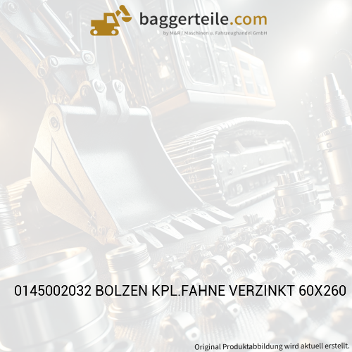 0145002032 BOLZEN KPL.FAHNE VERZINKT 60X260