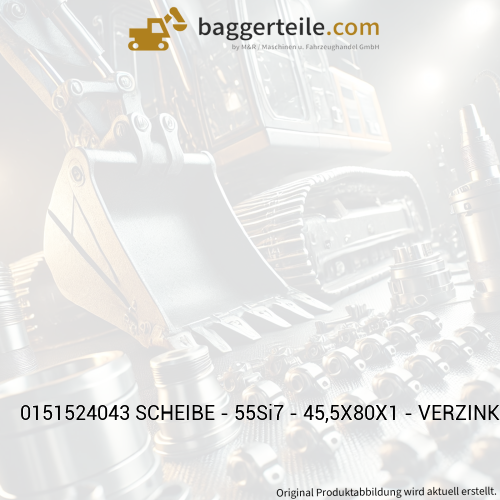 0151524043 SCHEIBE - 55Si7 - 45,5X80X1 - VERZINKT