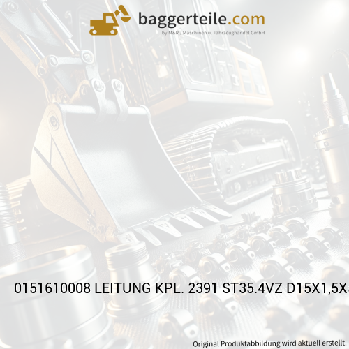 0151610008 LEITUNG KPL. 2391 ST35.4VZ D15X1,5X500