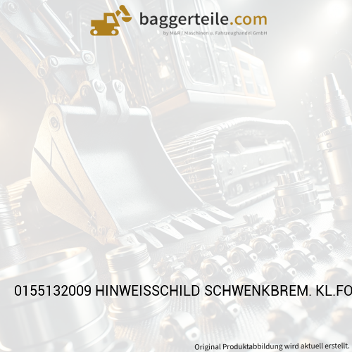 0155132009 HINWEISSCHILD SCHWENKBREM. KL.FOLIE SYMB.ROT.GRUND