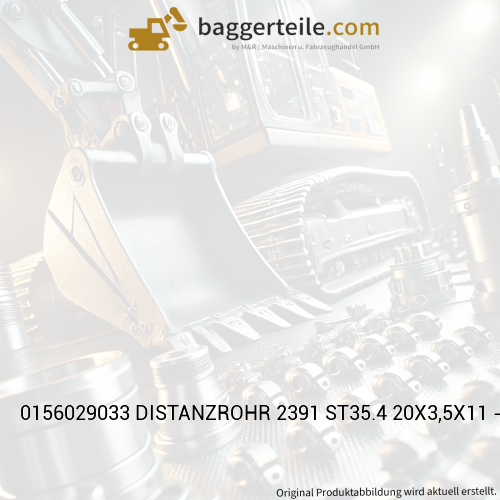 0156029033 DISTANZROHR 2391 ST35.4 20X3,5X11 -0,5 - VERZINKT