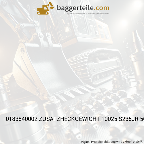 0183840002 ZUSATZHECKGEWICHT 10025 S235JR 50X400X888