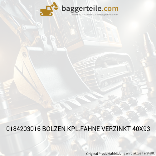 0184203016 BOLZEN KPL.FAHNE VERZINKT 40X93