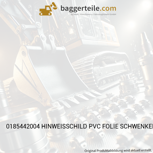 0185442004 HINWEISSCHILD PVC FOLIE SCHWENKEN