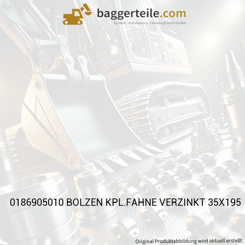 0186905010 BOLZEN KPL.FAHNE VERZINKT 35X195