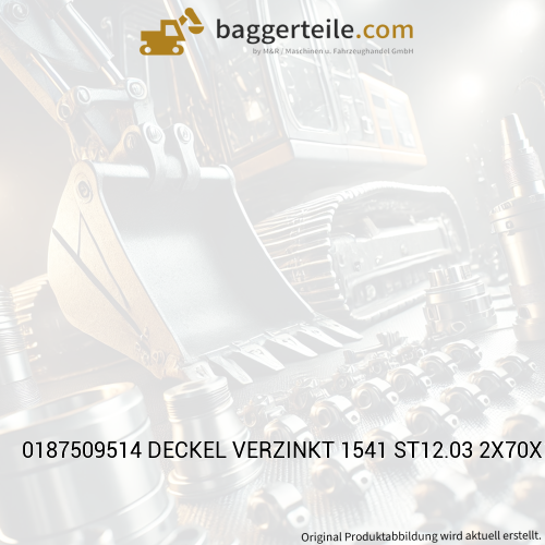 0187509514 DECKEL VERZINKT 1541 ST12.03 2X70X120