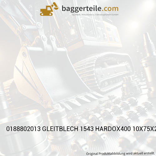 0188802013 GLEITBLECH 1543 HARDOX400 10X75X295,1 Y