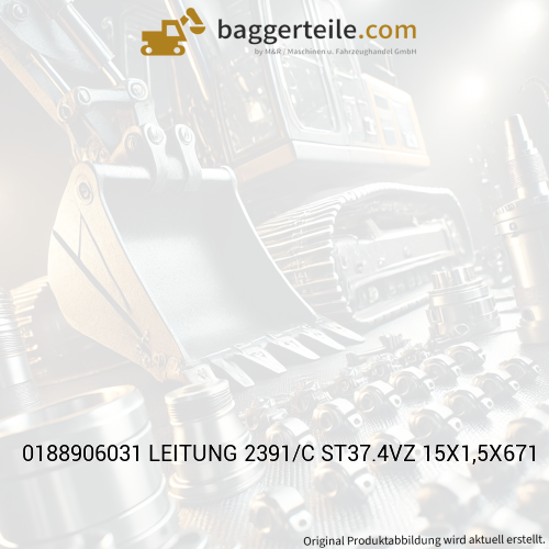 0188906031 LEITUNG 2391/C ST37.4VZ 15X1,5X671