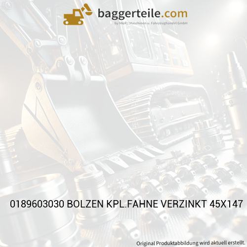 0189603030 BOLZEN KPL.FAHNE VERZINKT 45X147