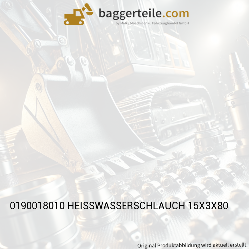 0190018010 HEISSWASSERSCHLAUCH 15X3X80