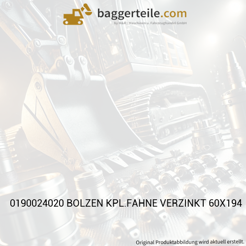 0190024020 BOLZEN KPL.FAHNE VERZINKT 60X194