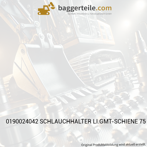 0190024042 SCHLAUCHHALTER LI.GMT-SCHIENE 75 SHORE 40X30X190