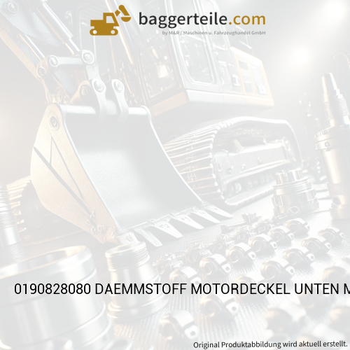 0190828080 DAEMMSTOFF MOTORDECKEL UNTEN M1792/15 15X330X1082