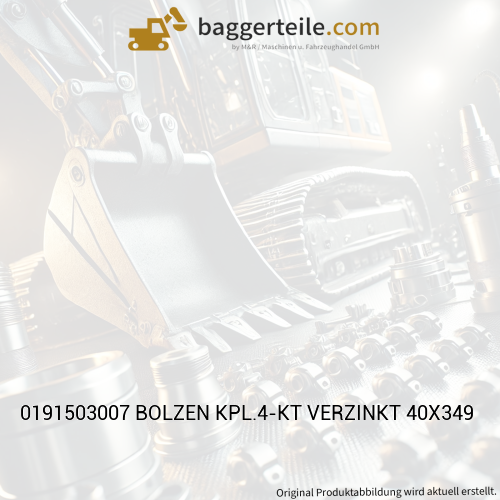 0191503007 BOLZEN KPL.4-KT VERZINKT 40X349