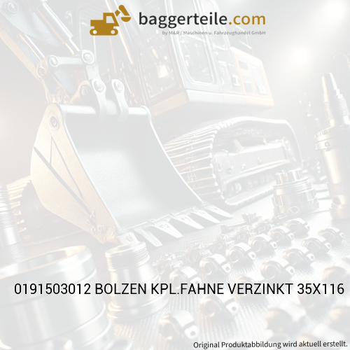 0191503012 BOLZEN KPL.FAHNE VERZINKT 35X116