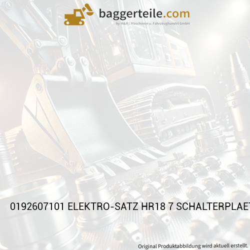 0192607101 ELEKTRO-SATZ HR18 7 SCHALTERPLAETZE