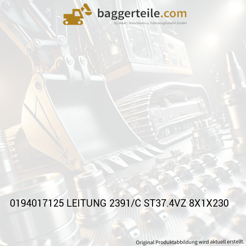0194017125 LEITUNG 2391/C ST37.4VZ 8X1X230