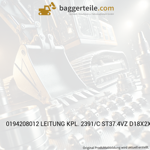 0194208012 LEITUNG KPL. 2391/C ST37.4VZ D18X2X435