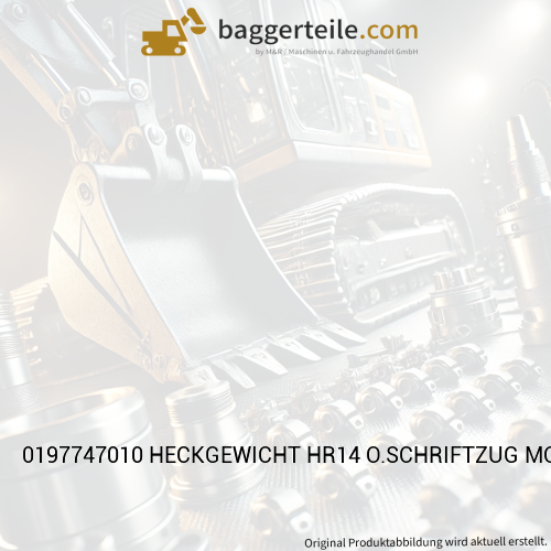 0197747010 HECKGEWICHT HR14 O.SCHRIFTZUG MOD.557 180KG
