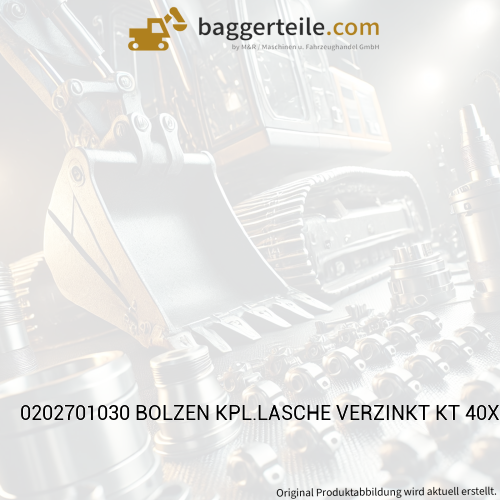 0202701030 BOLZEN KPL.LASCHE VERZINKT KT 40X394