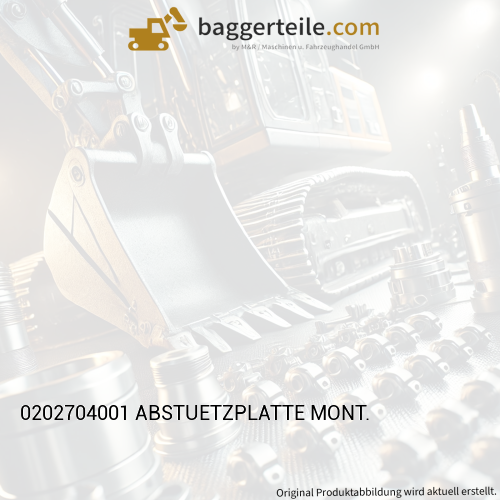 0202704001 ABSTUETZPLATTE MONT.