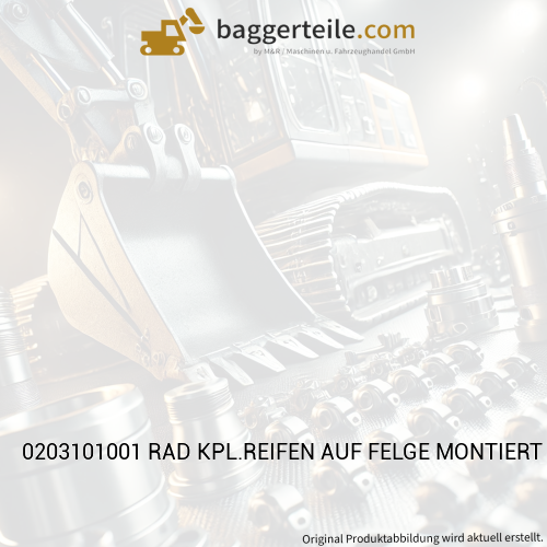 0203101001 RAD KPL.REIFEN AUF FELGE MONTIERT 8.25-20