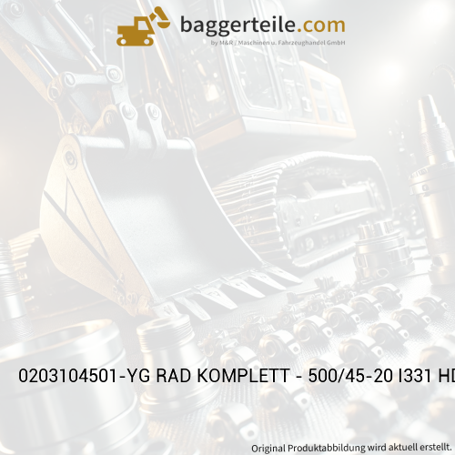 0203104501-YG RAD KOMPLETT - 500/45-20 I331 HD TL