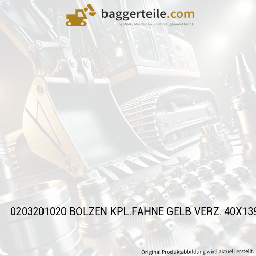 0203201020 BOLZEN KPL.FAHNE GELB VERZ. 40X139