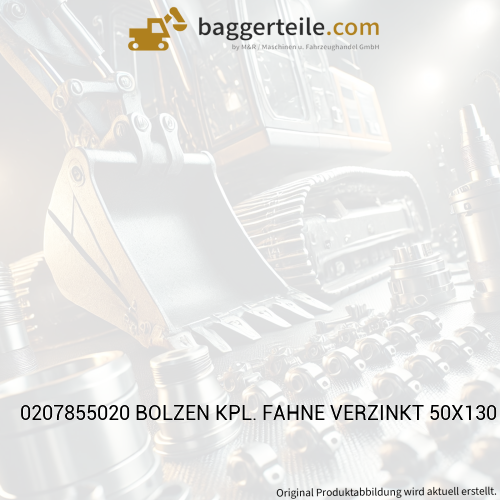 0207855020 BOLZEN KPL. FAHNE VERZINKT 50X130
