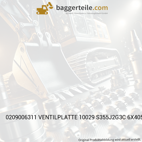 0209006311 VENTILPLATTE 10029 S355J2G3C 6X405X440,5