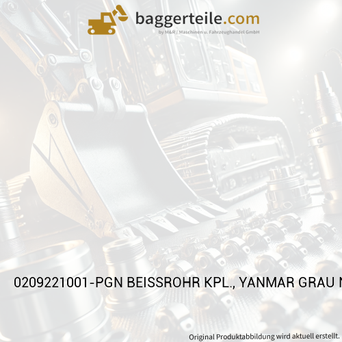 0209221001-PGN BEISSROHR KPL., YANMAR GRAU NAVY