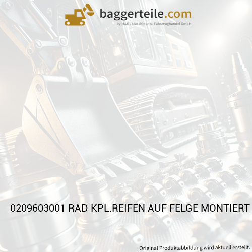 0209603001 RAD KPL.REIFEN AUF FELGE MONTIERT 9.00-20 14PR