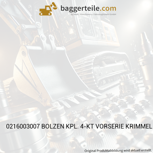 0216003007 BOLZEN KPL. 4-KT VORSERIE KRIMMEL 40X324