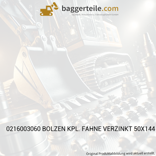 0216003060 BOLZEN KPL. FAHNE VERZINKT 50X144