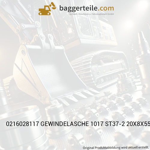 0216028117 GEWINDELASCHE 1017 ST37-2 20X8X55