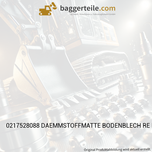 0217528088 DAEMMSTOFFMATTE BODENBLECH RE M2023/10 20X376X593