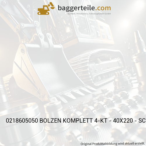 0218605050 BOLZEN KOMPLETT 4-KT - 40X220 - SCHWEISSZEICHNUNG