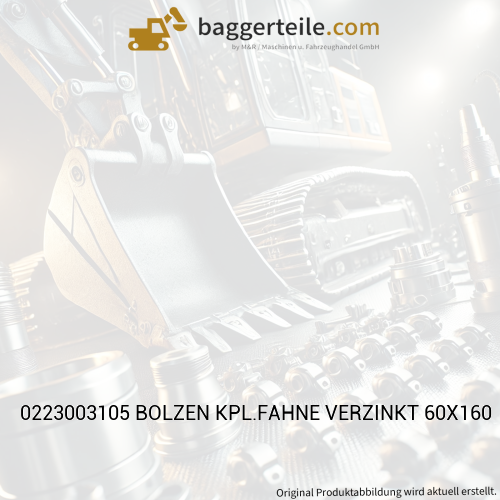 0223003105 BOLZEN KPL.FAHNE VERZINKT 60X160
